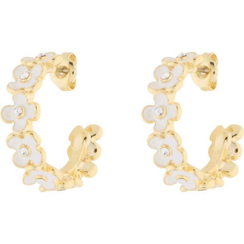 Ted Baker Náušnice GARVI zlatá / priehľadná / šedobiela 67753741