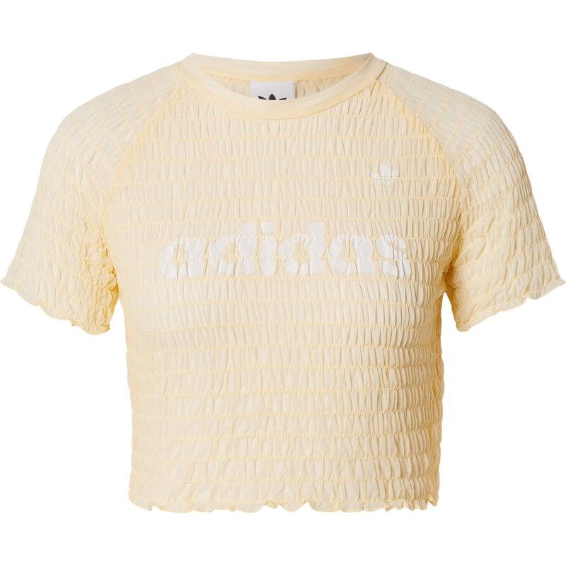 ADIDAS ORIGINALS Tričko svetložltá / biela 67753770