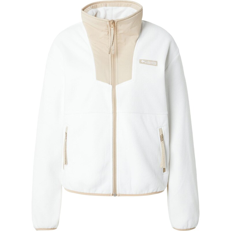 COLUMBIA Funkčná flisová bunda Sequoia Grove tmelová / biela 67753799