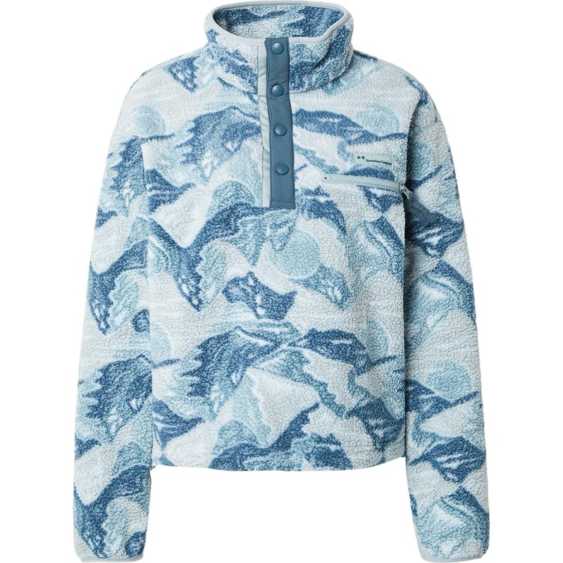 COLUMBIA Športový sveter Helvetia II modrá / vodová / tmavomodrá 67753800