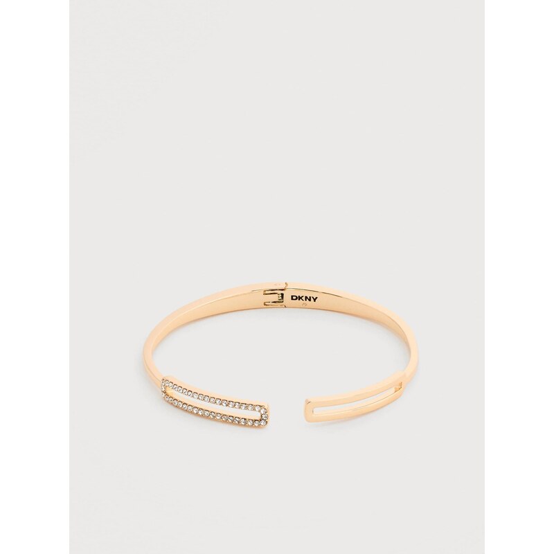 DKNY Náušnice zlatá / priehľadná 67753815