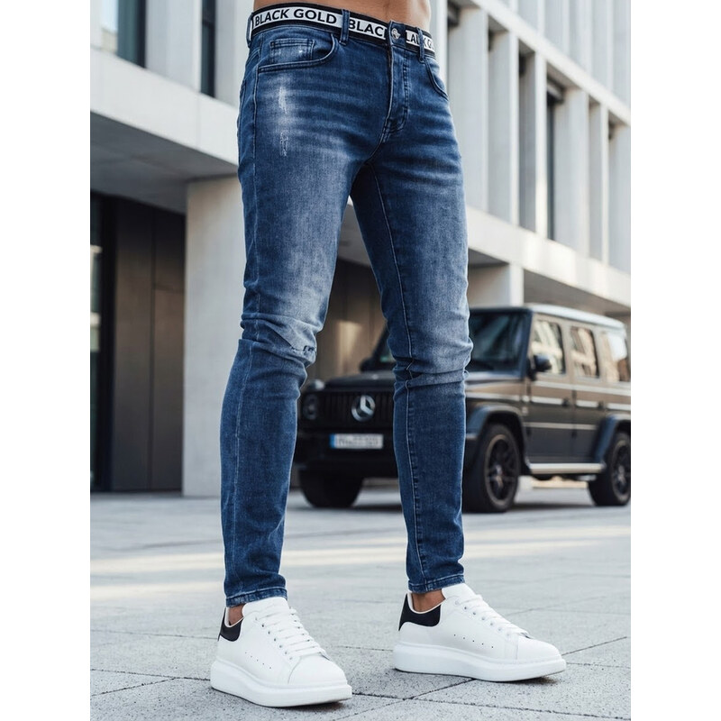 Pánske rifle Farba modrá DSTREET UX4242 65597720