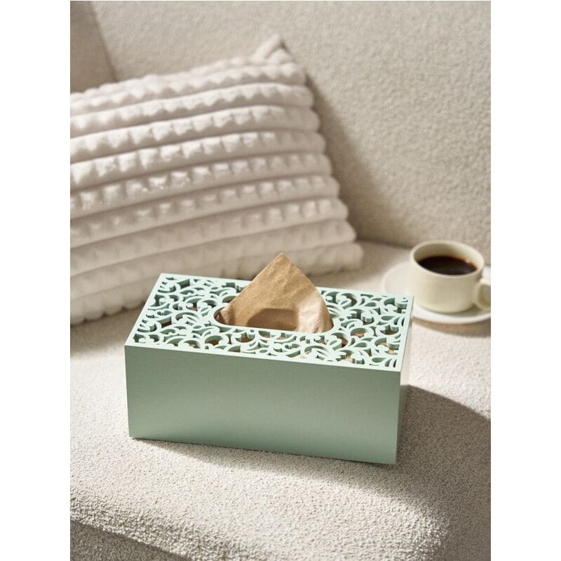 Sinsay - Krajkové púzdro na vreckovky - popolavo zelená 67748067