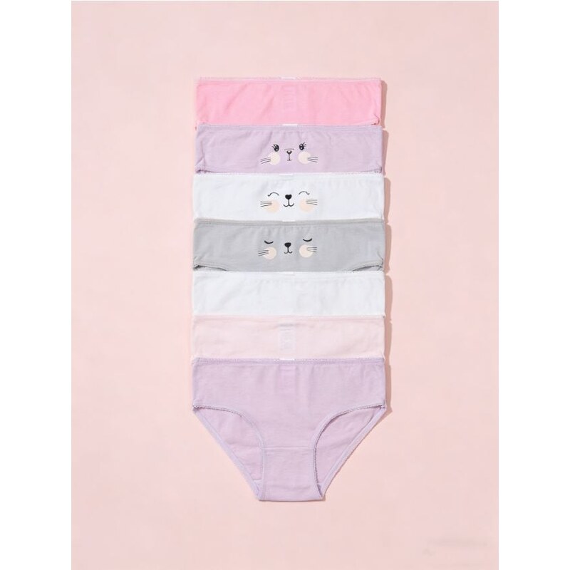 Sinsay - Nohavičky 7 balenie - viacfarebná 67748110