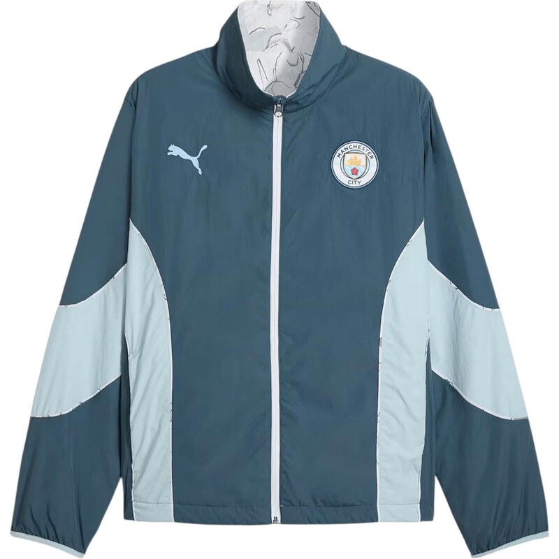 PUMA Športová bunda Manchester City Kidsuper svetlomodrá / grafitová 67752277