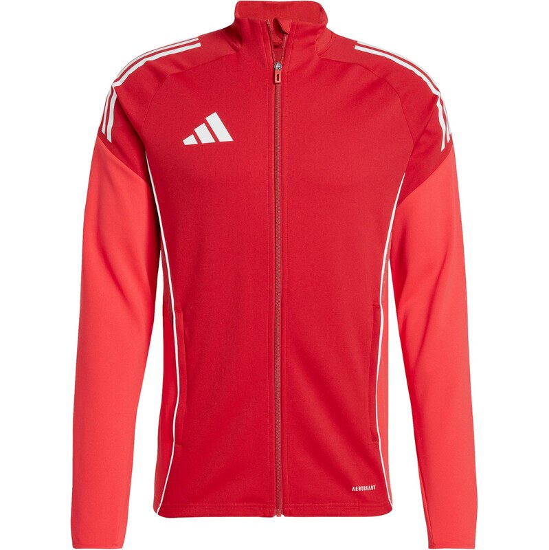 ADIDAS PERFORMANCE Tréningová bunda Tiro 25 červená / biela 67752269