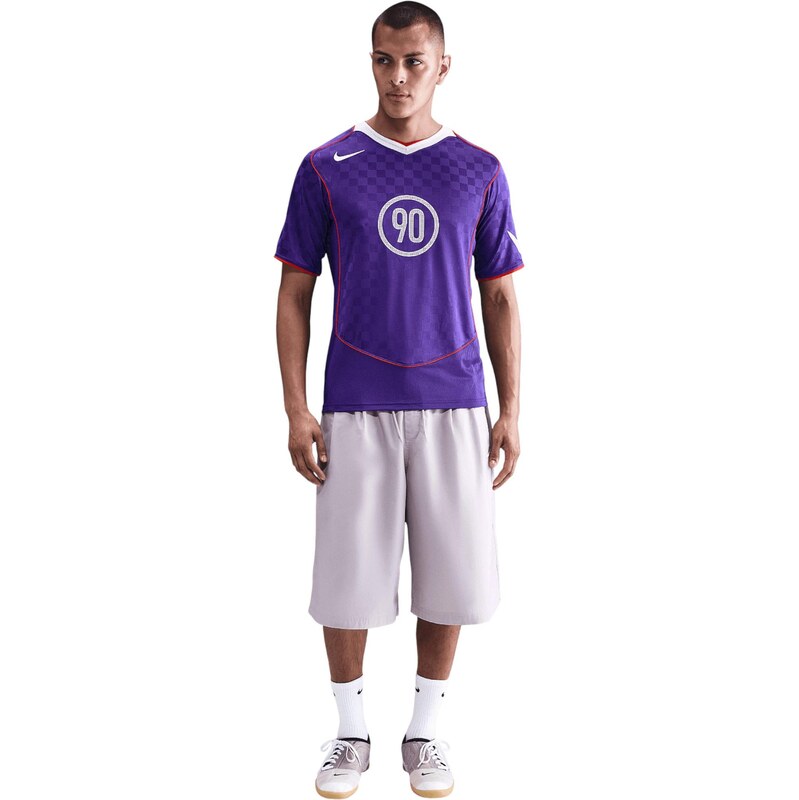 NIKE Funkčné tričko T90 Energy svetlosivá / modrofialová / červená / 67752410