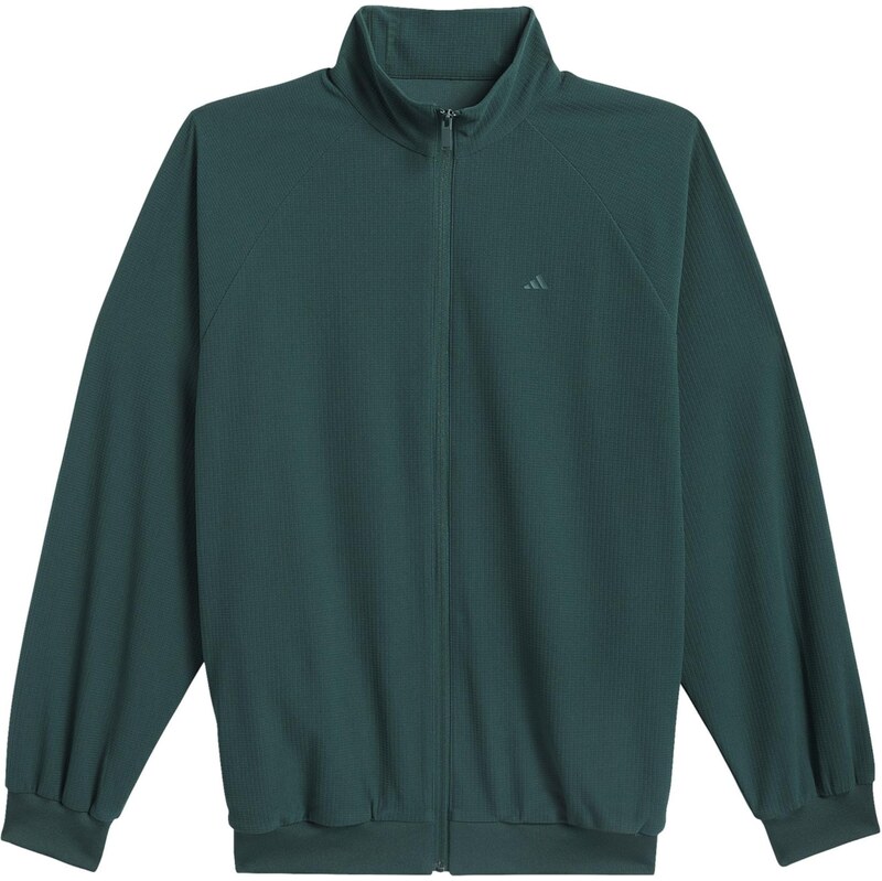 ADIDAS ORIGINALS Tepláková bunda zelená / biela 67752605