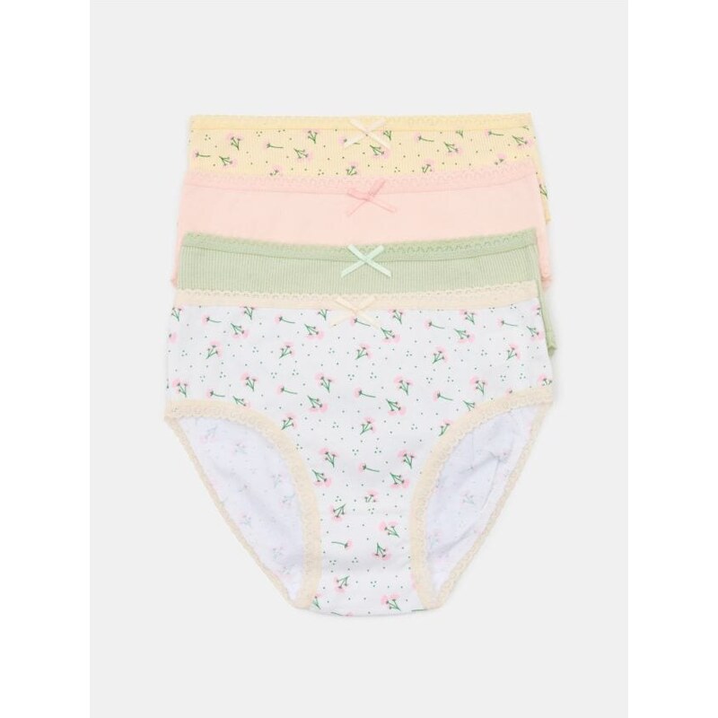 Sinsay - Bavlnené nohavičky 4-pack - viacfarebná 67748181