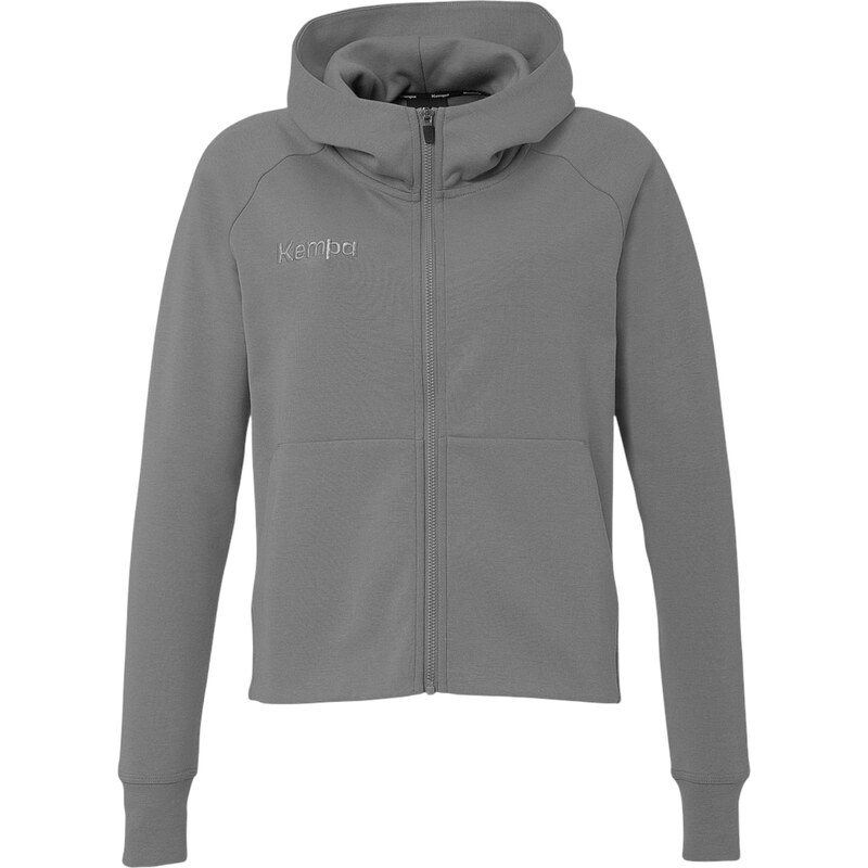 KEMPA Športová mikina so zipsom Stmnt sivá 67752308