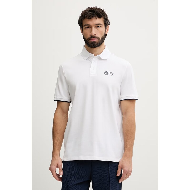 Guess tričko pánske bavlnené s elastanom x North Sails 67750983