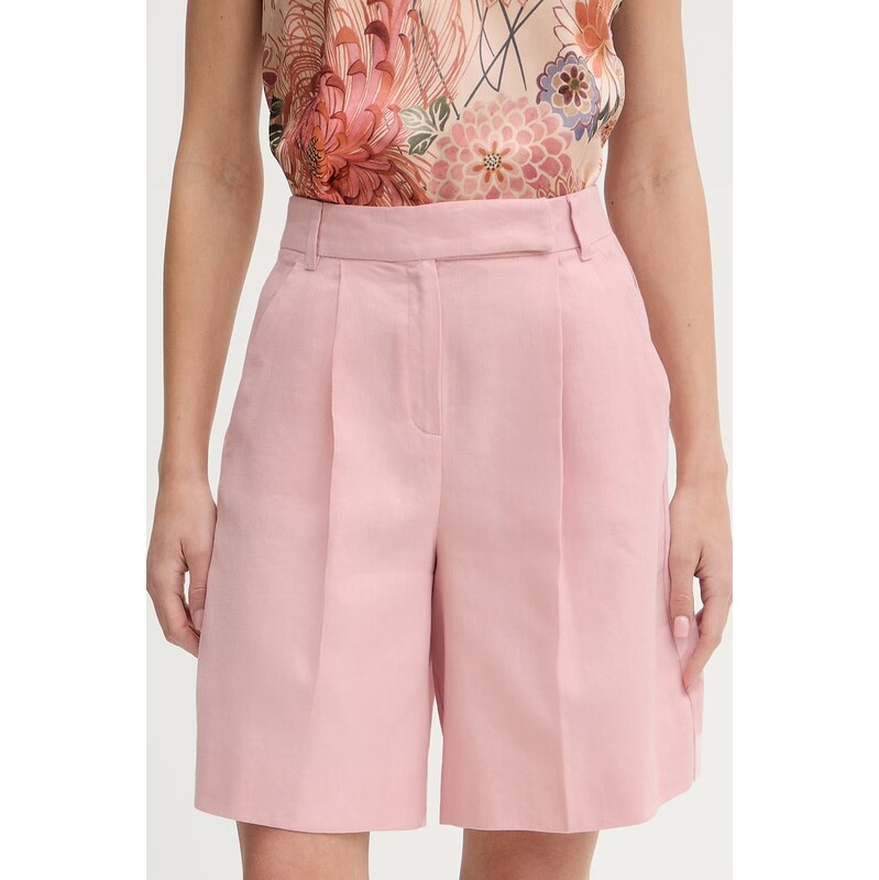 iBlues Šortky dámske s prímesou ľanu COCCOLE 67758379