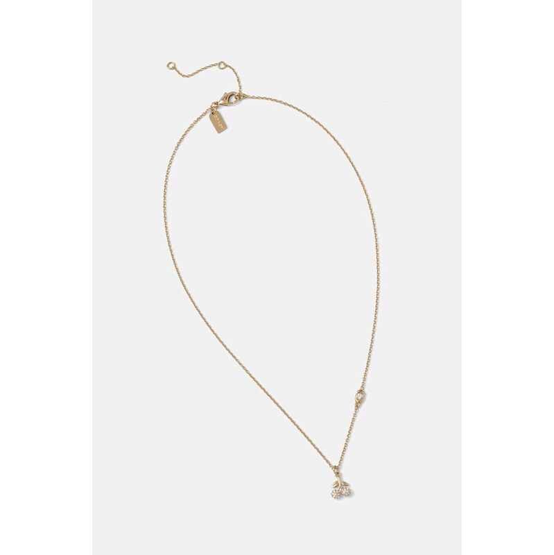 Coach Náhrdelník dámsky kovový s kryštálom 67758462