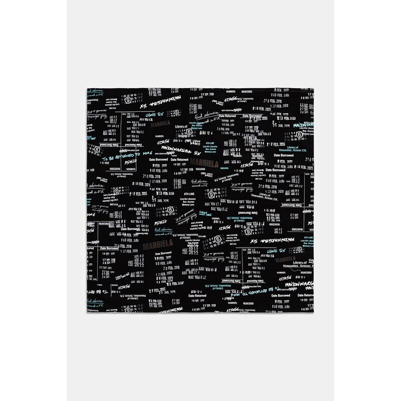 MM6 Maison Margiela šatka bavlnená 67758486