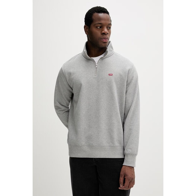 Levis mikina pánska bavlnená ORIGINAL HM 1/4 ZIP 67758484