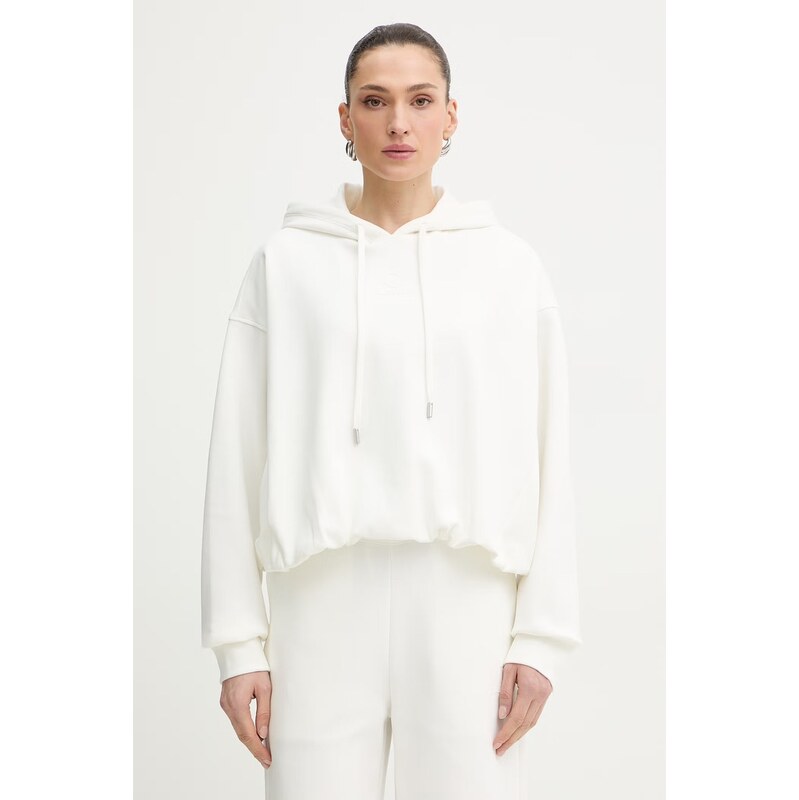 Trussardi mikina s kapucňou dámska bavlnená 67758520