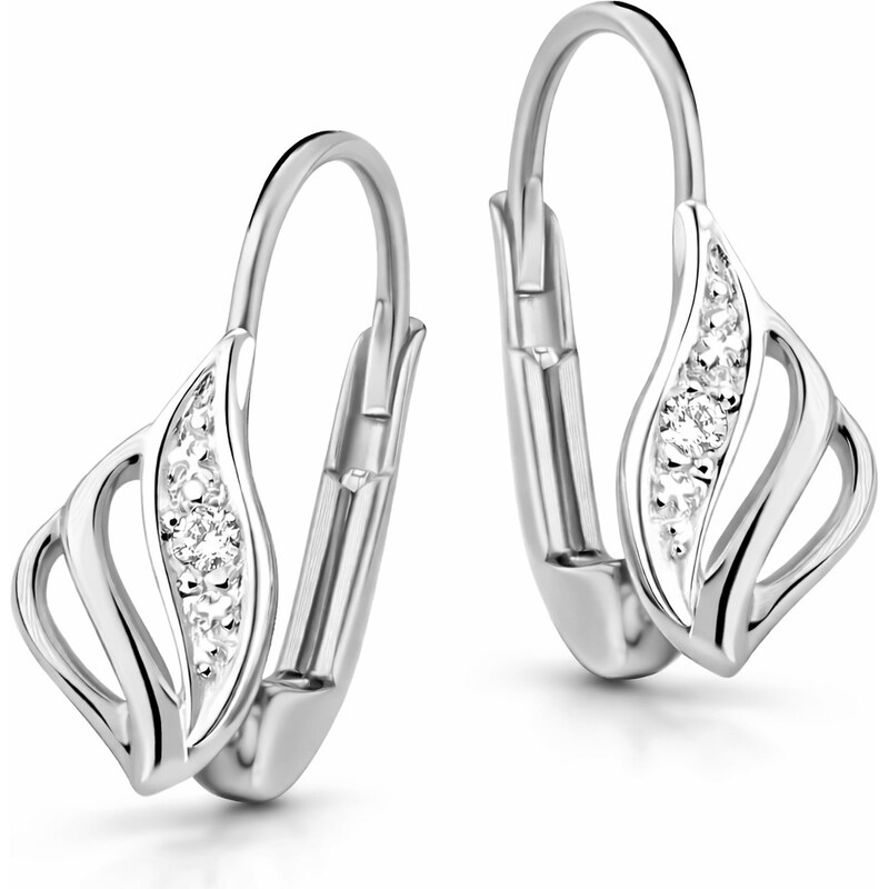 Cutie Jewellery Luxusné náušnice s trblietavými zirkónmi Z8024-55-10-X 66589673