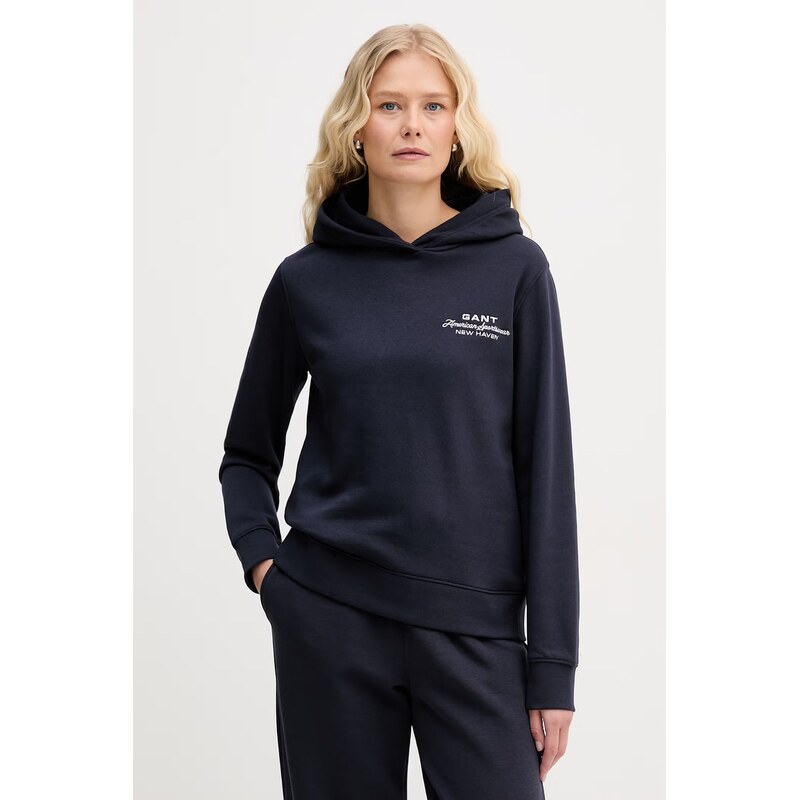 Gant Mikina s kapucňou dámska bavlnená 67758555