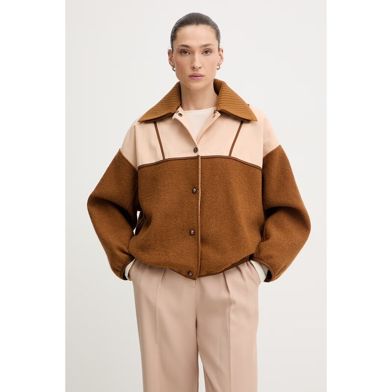 Sessun krátka bunda dámska s vlnou 67758602