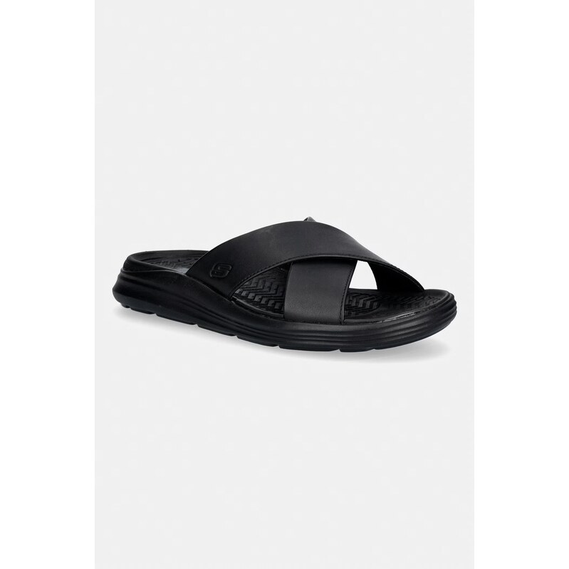 Skechers šľapky pánske kožené SARGO 67758624