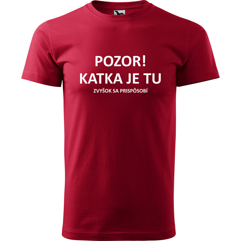 Handel Tričko - Pozor! [MENO] je tu 67755217