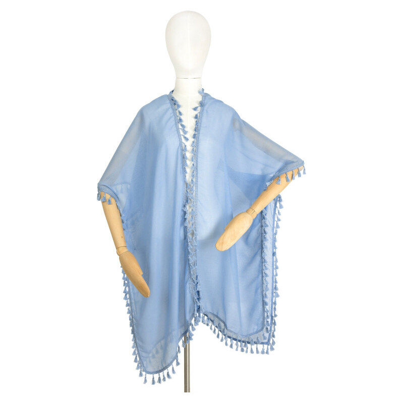 ArtOfPolo pončo na plavky Pareo Novara Modrá 65228879