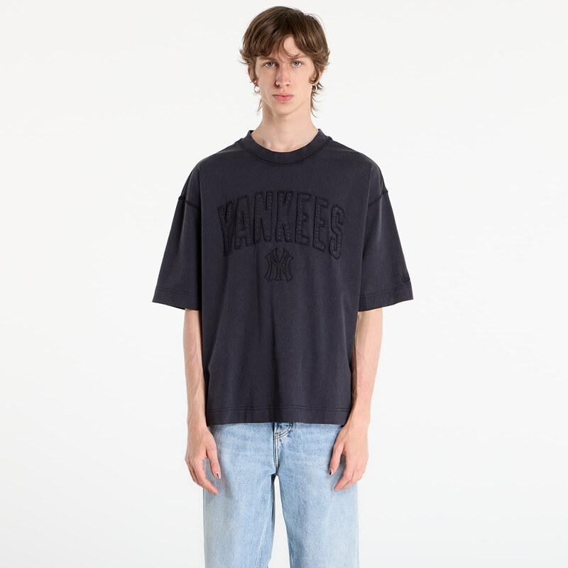 Tričko New Era MLB Washed Boxy Tee New York Yankees UNISEX Black S 67759582