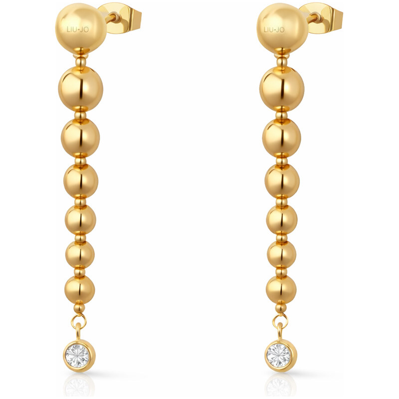 Liu Jo Visiace guličkové náušnice z pozlátenej ocele LJ2984 66596244