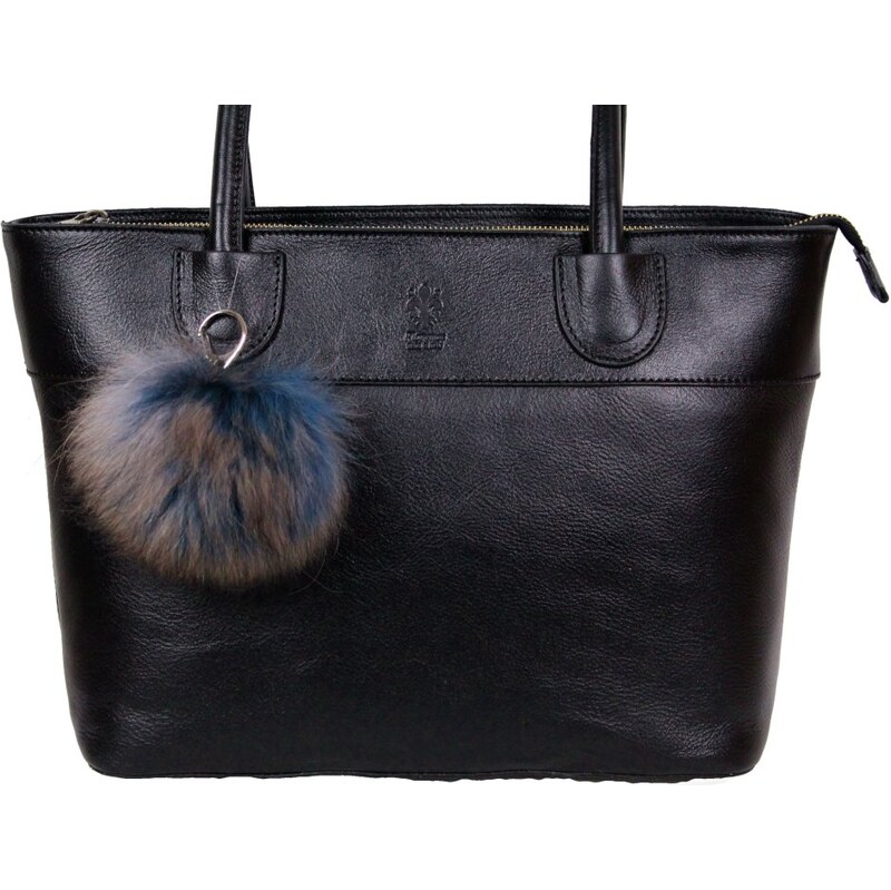 Sikora Kožušinový prívesok ku kabelke medvedíkovec modro-sivý 67760614