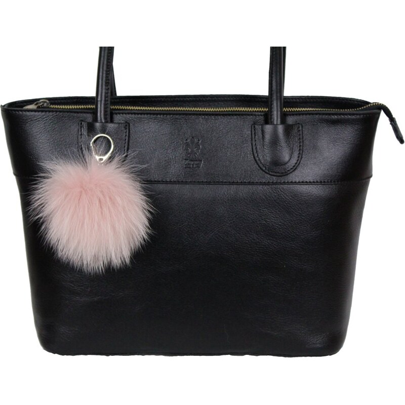 Sikora Kožušinový prívesok ku kabelke alebo kľúčom líška púdrová 67760620