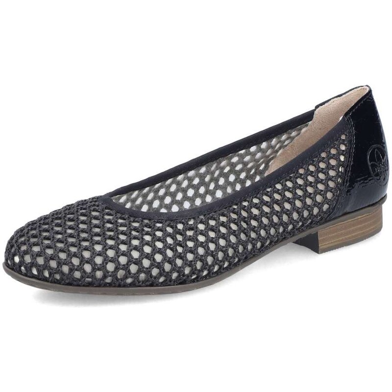 E-shop Dámske baleríny RIEKER 51960-00 čierna S6