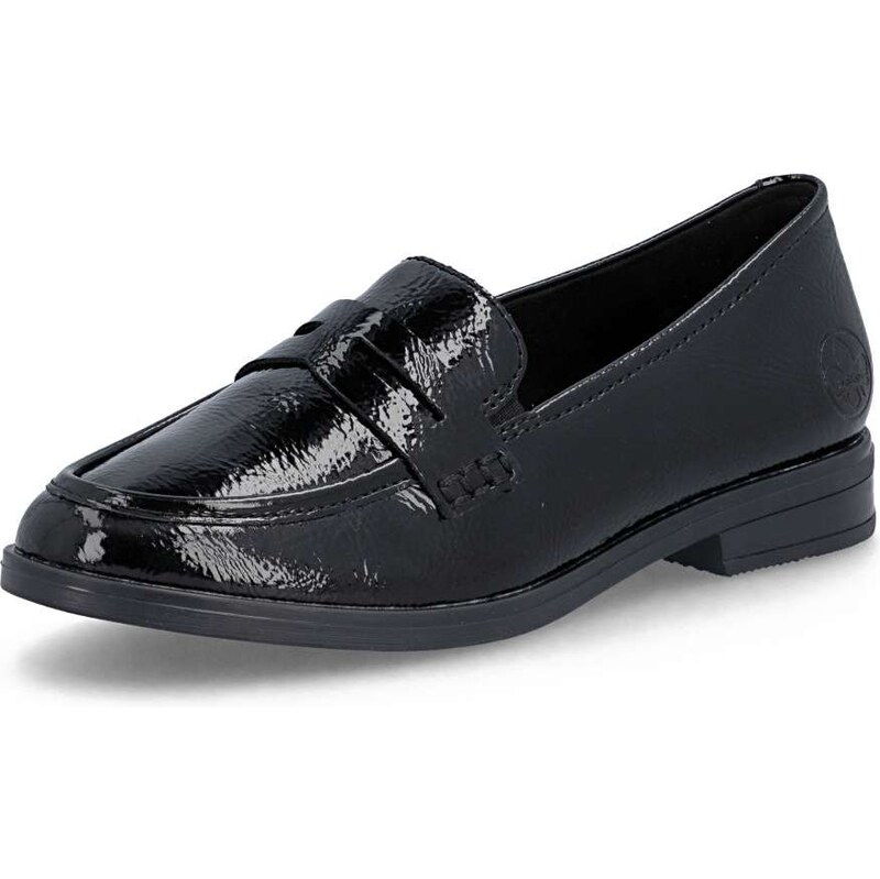 Dámske mokasíny RIEKER 46254-00 čierna S6 67761219