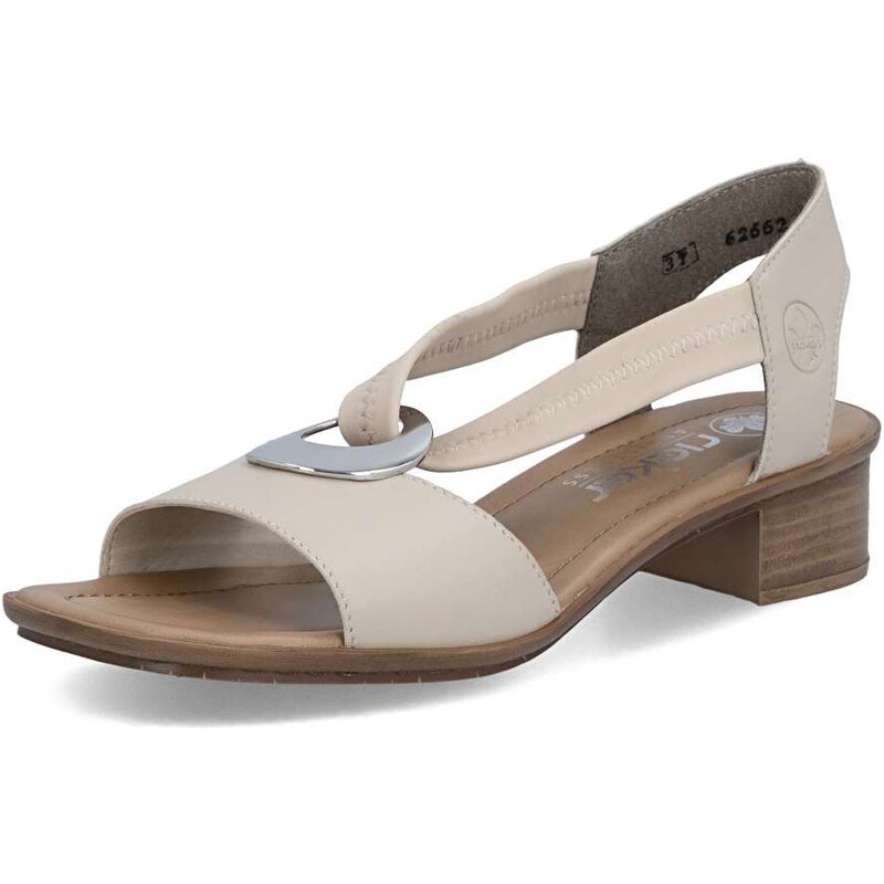 Dámske sandále RIEKER 62662-62 béžová S6 67761221