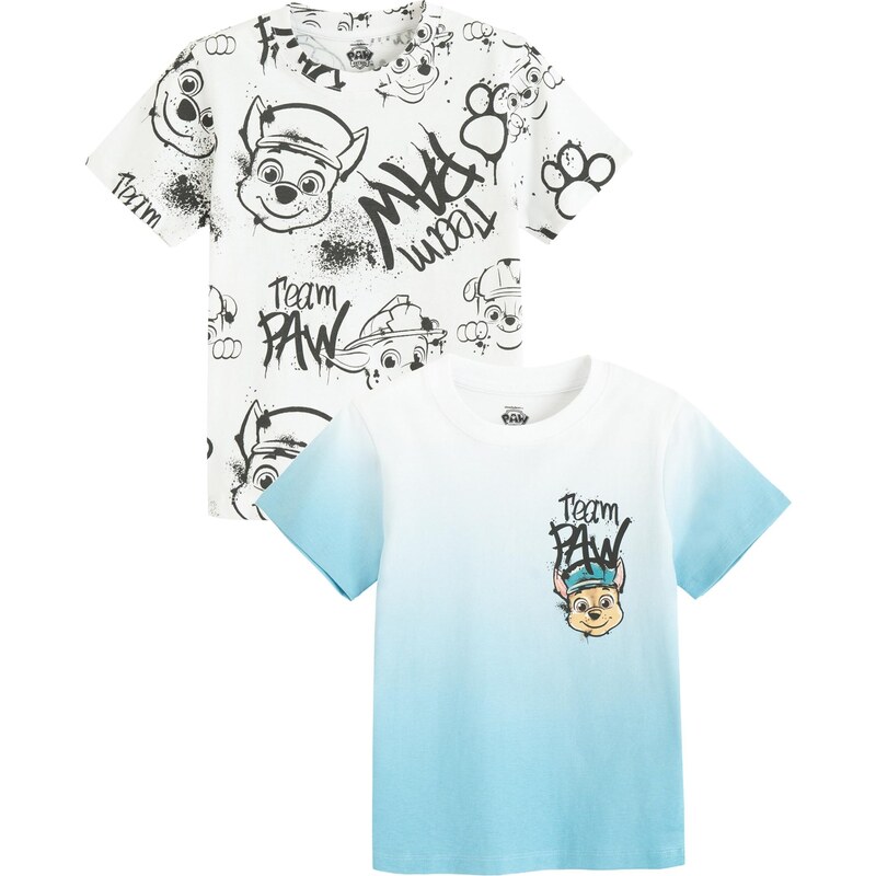 Cool Club Tričko nebesky modrá / svetlomodrá / šedobiela 67633988