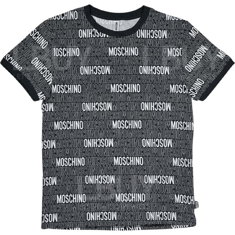 MOSCHINO Underwear Logo Black tričko 67761888