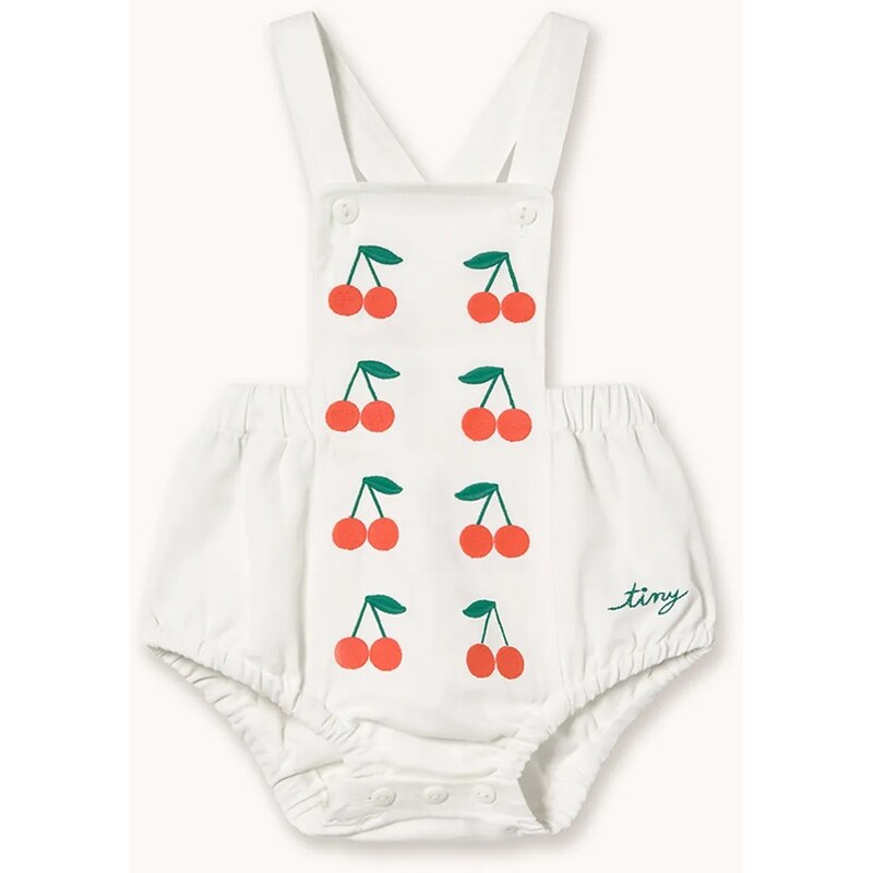 Bavlnené body pre bábätká Tinycottons MINI CHERRIES TWILL BODY 67762175