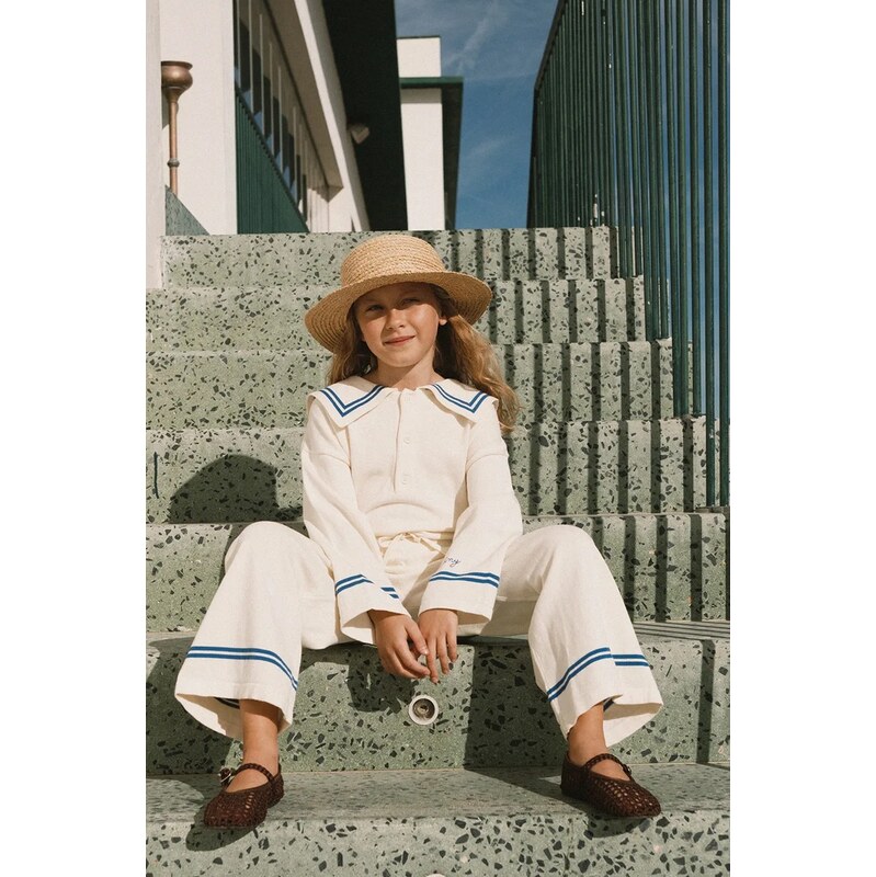 Detský bavlnený sveter Tinycottons SAILOR TINY CARDIGAN 67762224