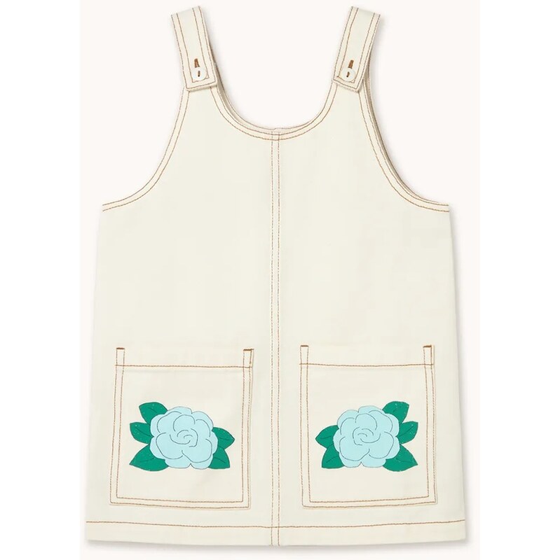 Dievčenské bavlnené šaty Tinycottons BLUE FLOWER PRINT DRESS 67762221