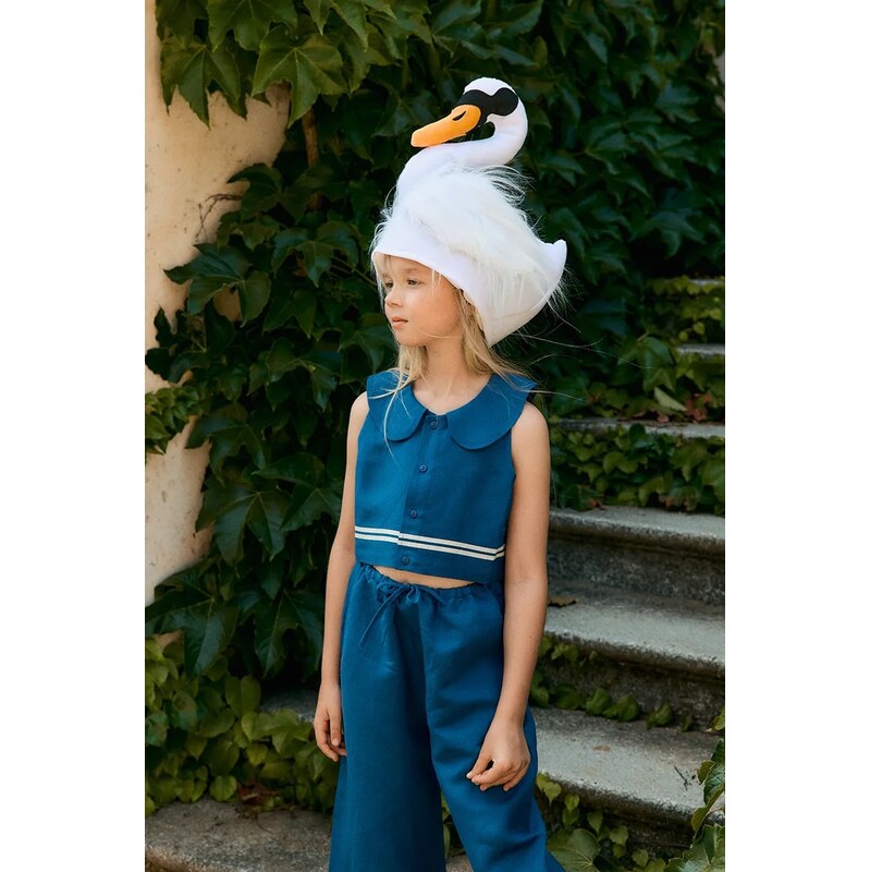 Detská košeľa s prímesou ľanu Tinycottons STRIPES CROPPED SHIRT 67762207