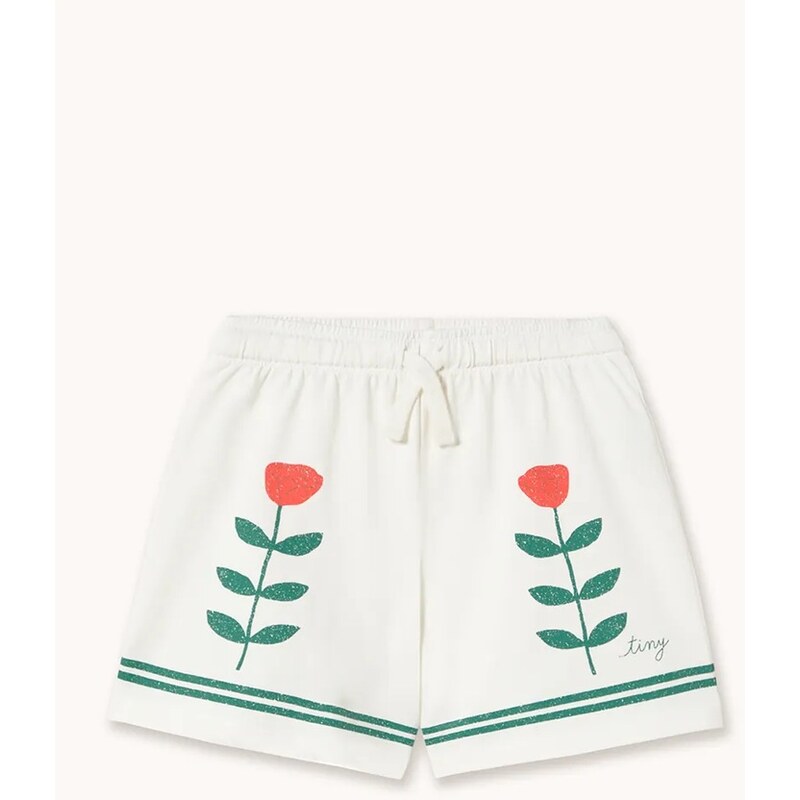 Detské bavlnené šortky Tinycottons RED ROSES GRAPHIC SHORTS 67762203