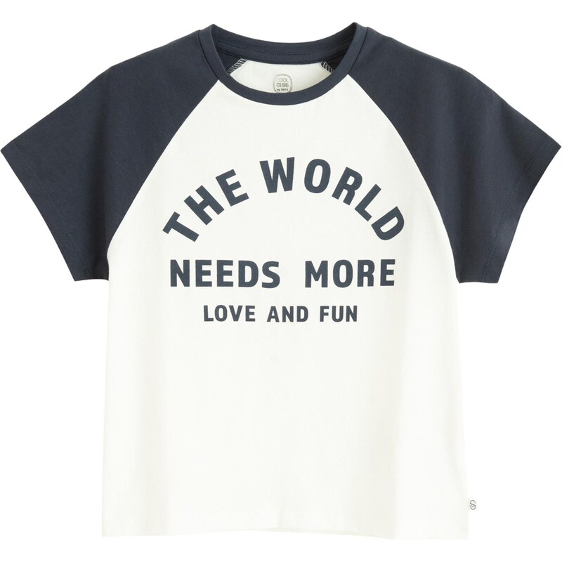 Cool Club Tričko antracitová / biela 67654545