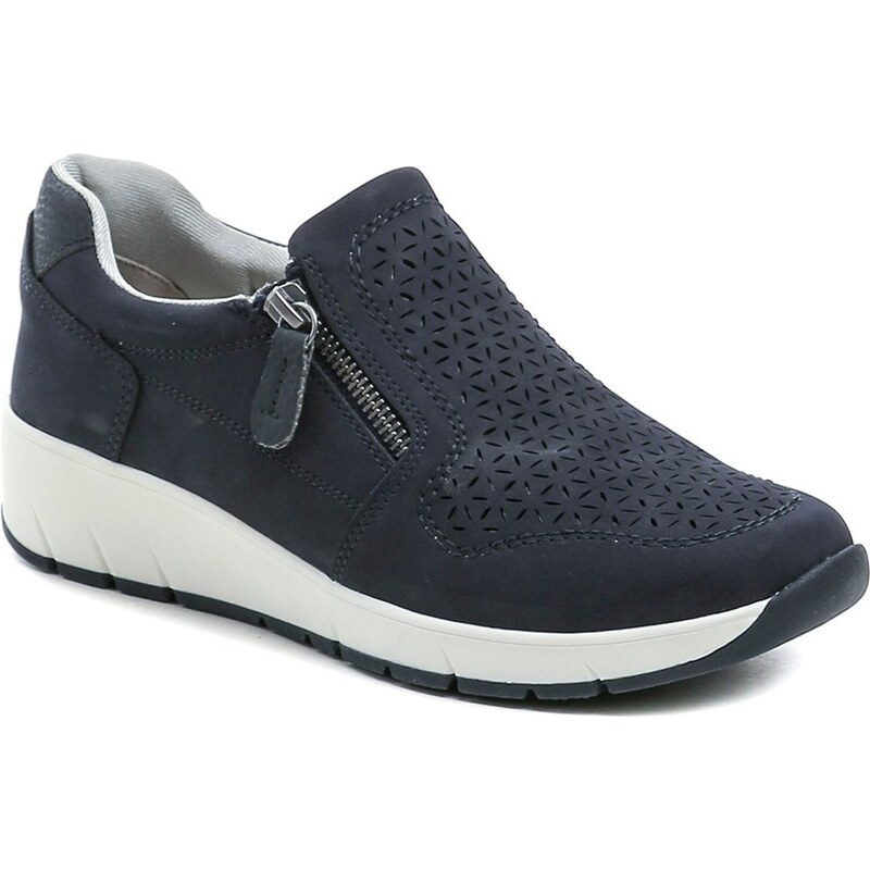 Jana 8-24765-46 navy dámske poltopánky 67762870