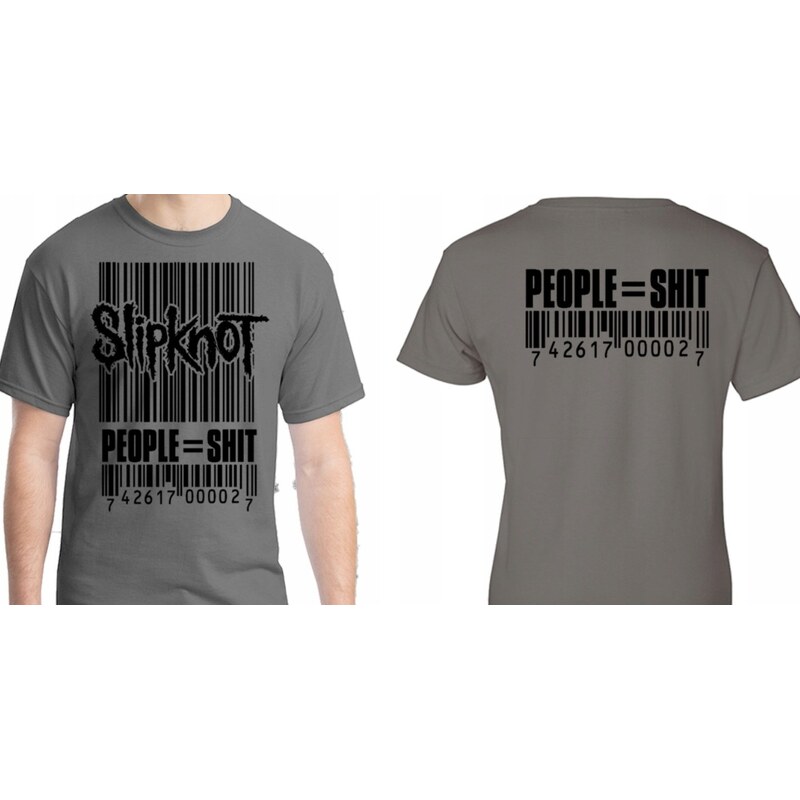 Fruit of the Loom Slipknot - People = Shit (Anthracite) (tričko) 67763212