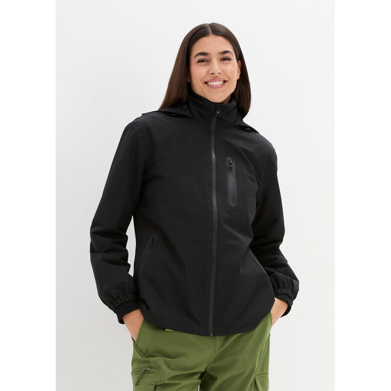 bonprix Pršiplášť ultra ľahký, farba čierna 57156656