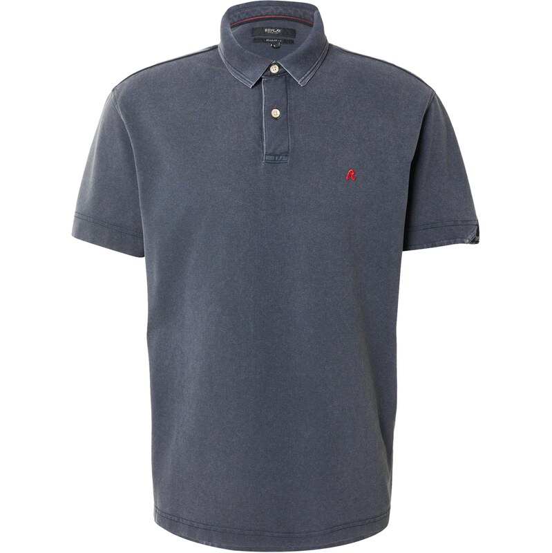 REPLAY Tričko tmavomodrá / červená 67772740