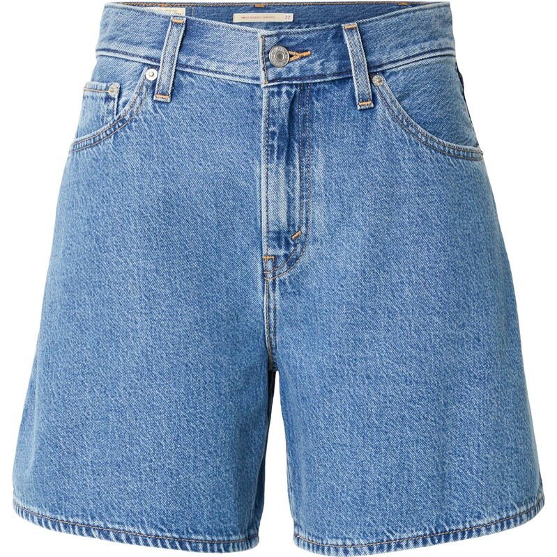 LEVIS Džínsy High Rise Baggy Shorts modrá denim 67772844