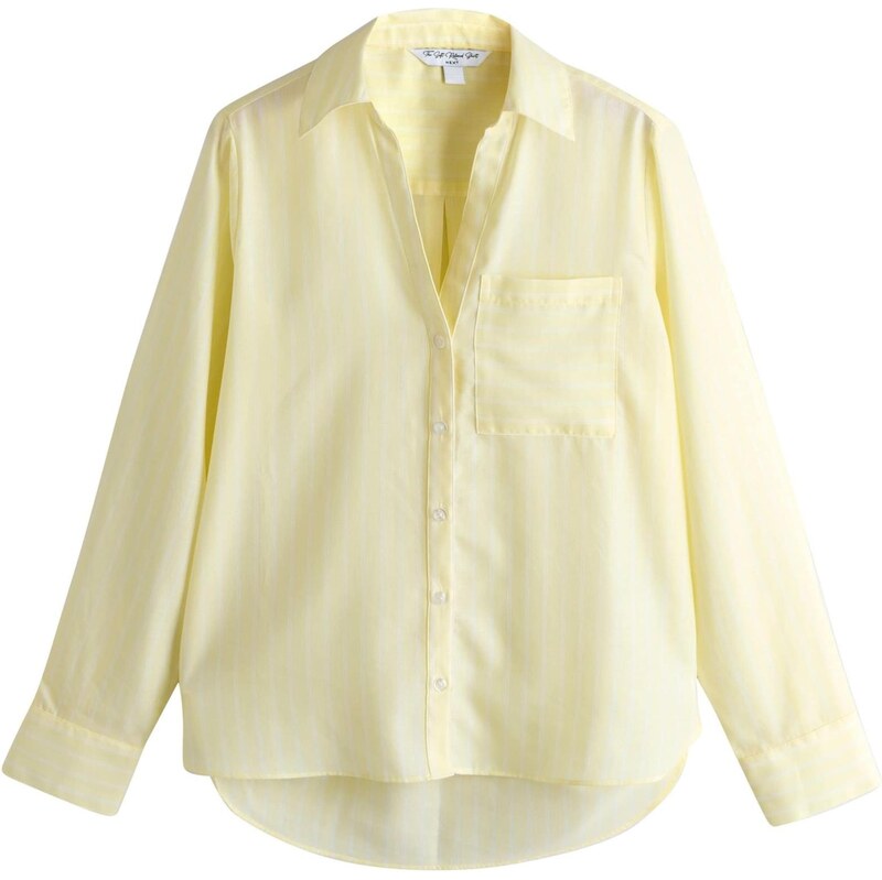 Next Blúzka svetložltá / biela 67772862