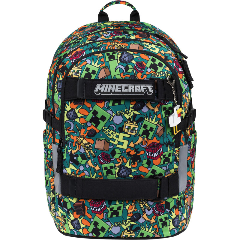 BAAGL Školní batoh Skate Minecraft Chaos 68553665