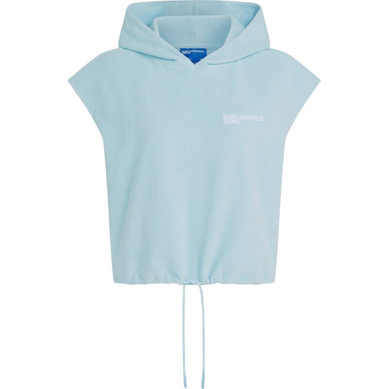 KARL LAGERFELD JEANS Mikina nebesky modrá / biela 67773020