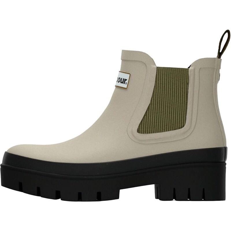 Barbour Gumáky Halton Welly piesková / kaki 67773031